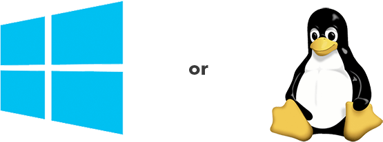 Windows or Linux. You Choose.